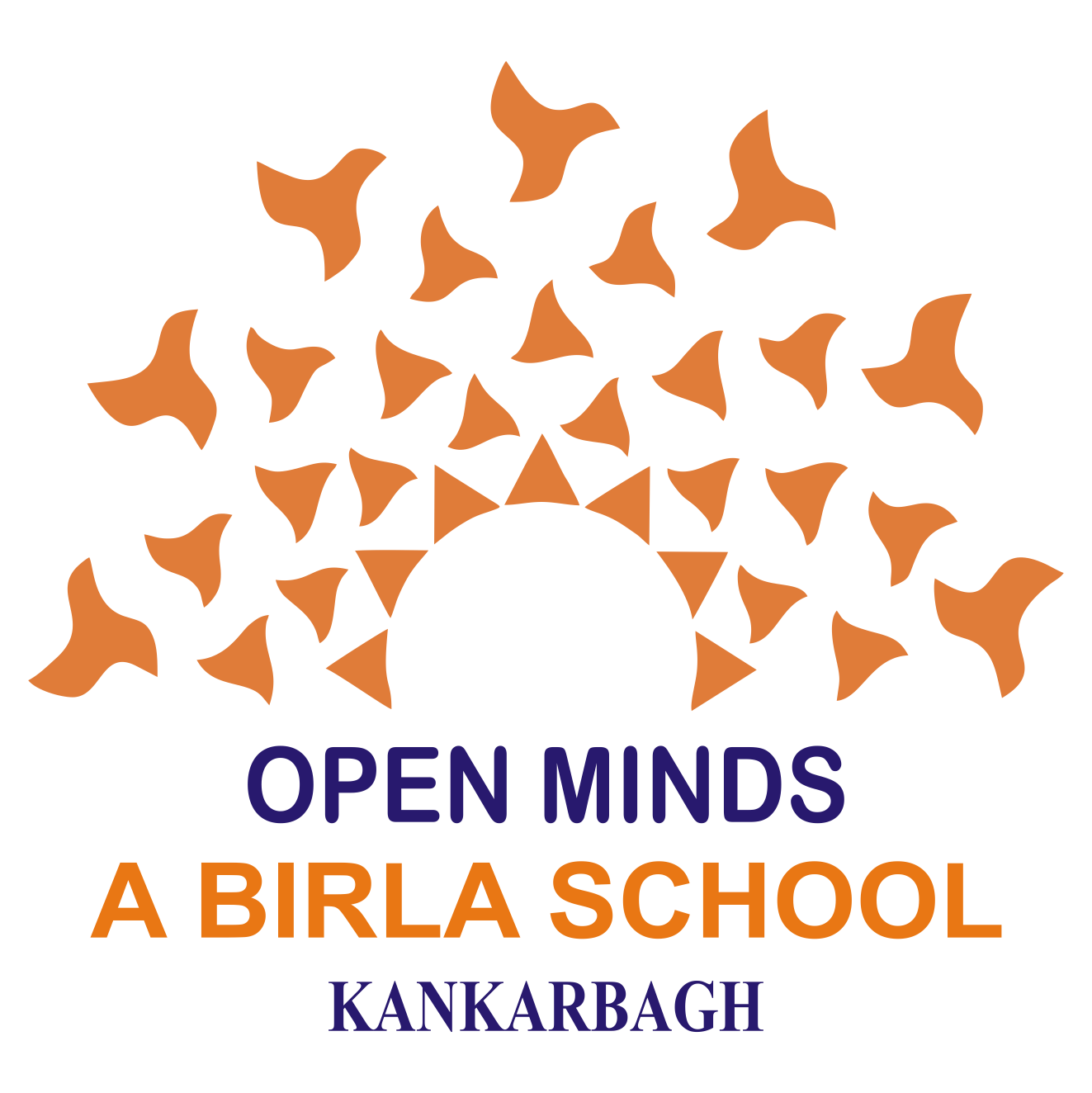 Birla Open Minds Kankarbagh School Logo